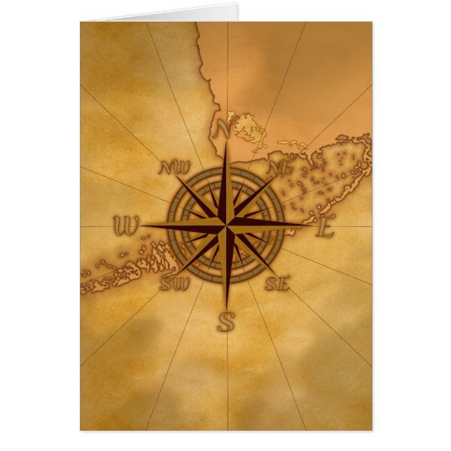 Antike Art-Kompass-Rose (Vorne)