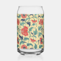 Antike Art Nouveau Chinesische Rote Blumige Chinoi