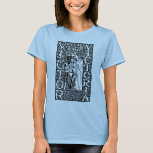 Antike Art Nouveau Fahrradwerbung aus der viktoria T-Shirt
