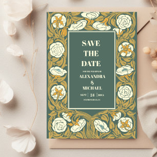 Antike Art Nouveau Hochzeit Save The Date