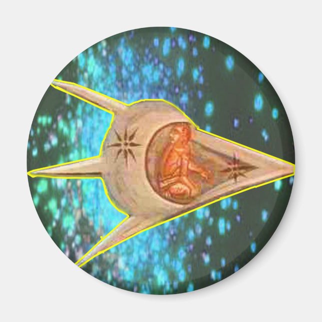 Antike Astronauten Magnet (Vorne)
