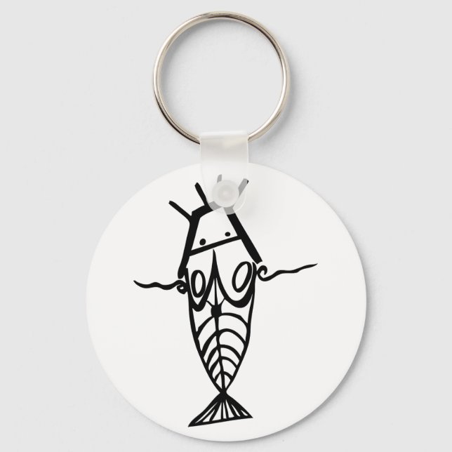 Antike Astronauten Schlüsselanhänger (Vorderseite)