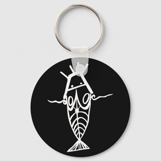 Antike Astronauten Schlüsselanhänger (Vorderseite)