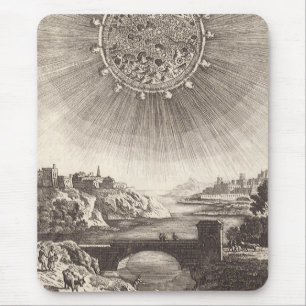 Antike Astronomie Himmel mit Sonne von Allain Mall Mousepad