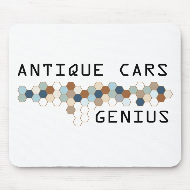 Antike Auto-Genie Mousepad (Vorne)