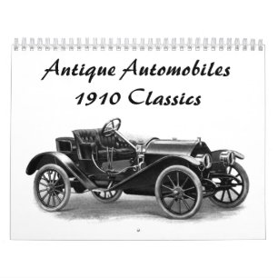Antike Automobilen - 1910 klassische Auto-Designs Kalender