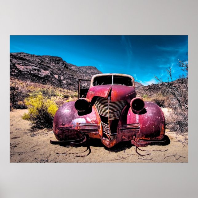 Antike Autoposter Poster (Vorne)