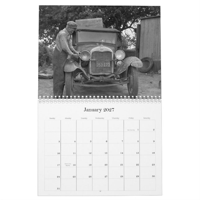 Antike Autos 2011 Kalender (Jan 2027)