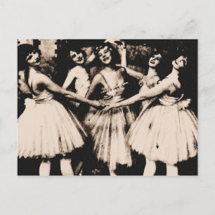 Antike Ballet-Postkarte Postkarte