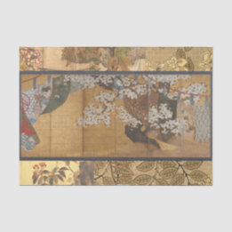 Antike belagerte Kirschblüten Seidenpapier