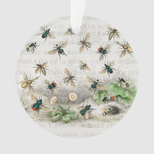 Antike Bienen-Honig-Arbeiterinnen-Königinnen-Biene Ornament