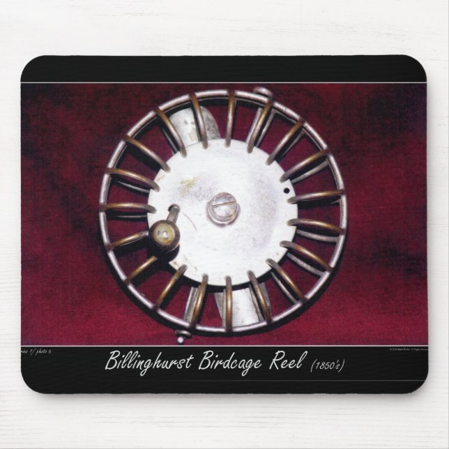 Antike Billinghurst Spule (1800s) Mousepad (Vorne)
