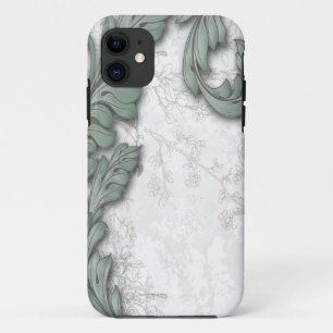 Antike Blätter mit Patina Case-Mate iPhone Hülle