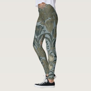 Antike Blume Morris Garden Blumengarten Leggings