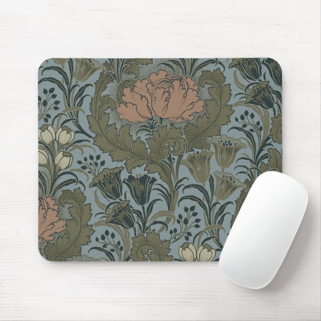 Antike Blume Morris Garden Blumengarten Mousepad (Mit Mouse)