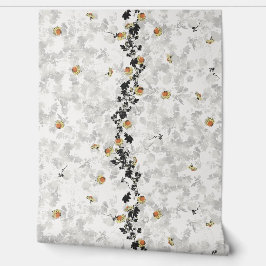 Antike Blume und Blätter Botanischer Peelkleber Tapete