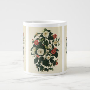Antike Blumen, alte Gartenrosen Jumbo-Tasse