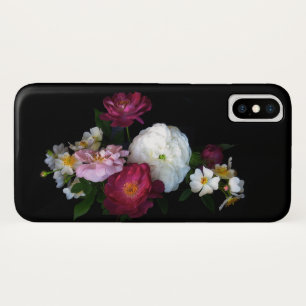 Antike Blumen im Floral Rose Garden iPhone X Hülle