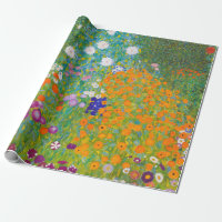 Antike Blumen-Kunst von Gustav Klimt im Stil eines