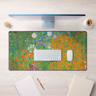 Antike Blumen-Kunst von Gustav Klimt im Stil eines Schreibtischunterlage