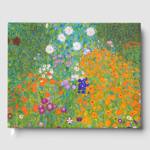 Antike Blumen-Kunst von Gustav Klimts Cottage Gard Gästebuch