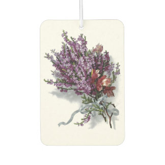Antike Blumen Lila Lavendel Blumenstrauß Autolufterfrischer
