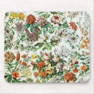 Antike Blumen Mousepad