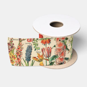 Antike Blumen Satinband