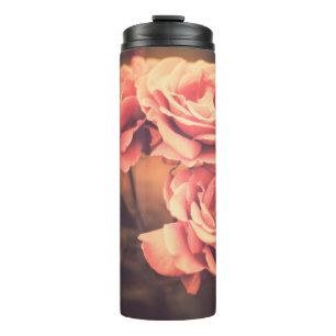 Antike Blumenaltmodisch, Blume, Rose, Antiquität, Thermosbecher
