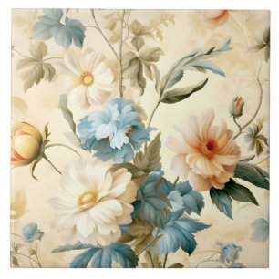 Antike Blumenmuster Fliese