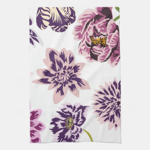Antike Blumenmuster Geschirrtuch