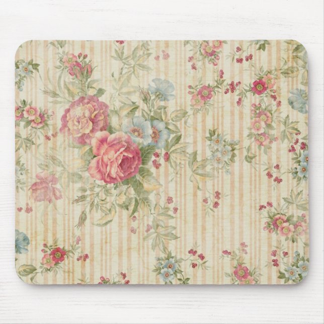 Antike Blumenmuster Mousepad (Vorne)