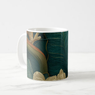 Antike Blumenvase-Tasse Boho-Natur-Kaffeetasse Kaffeetasse