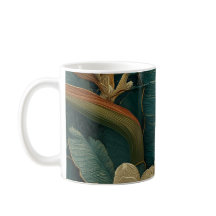 Antike Blumenvase-Tasse | Boho-Natur-Kaffeetasse