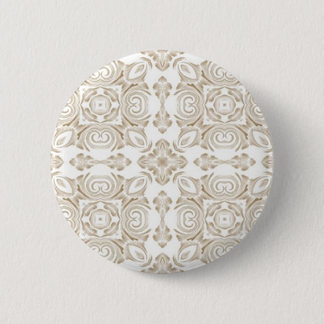 Antike Blüte Button (Vorderseite)