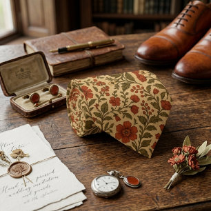 Antike Botanische Blumenmotive Krawatte