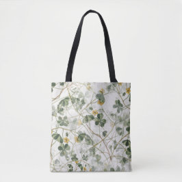 Antike botanische Kleeblattwiese Aquarell