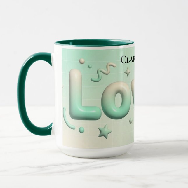 Antike Botanische Persönliche Geschenke zur Erinne Tasse (Links)