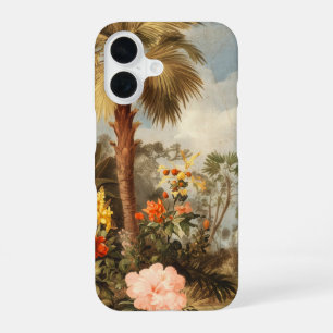 Antike botanische tropische Palmen iPhone 16 Hülle