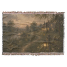 Antike botanische Vogel-Decke