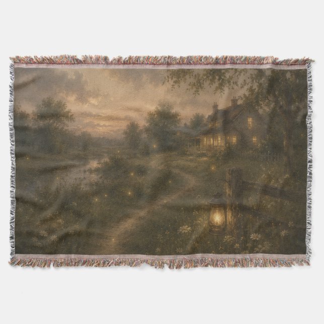 Antike botanische Vogel-Decke Decke (Vorderseite)
