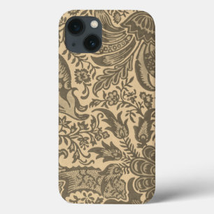 Antike botanische William Morris Sepia-Tannfarbe Case-Mate iPhone Hülle