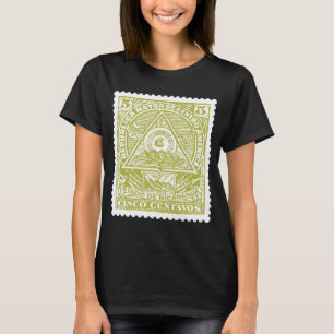 Antike Briefmarke Guatemala Alles sehendes Auge T-Shirt