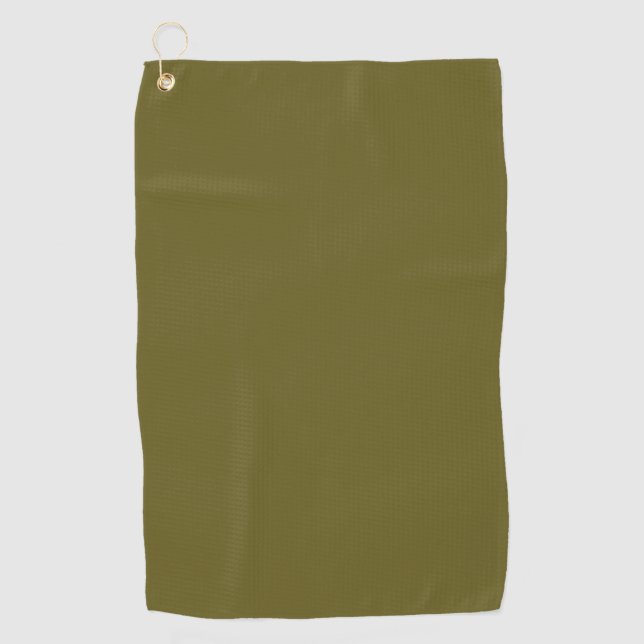 Antike Bronze (Vollfarbe) Golfhandtuch (Vorderseite)