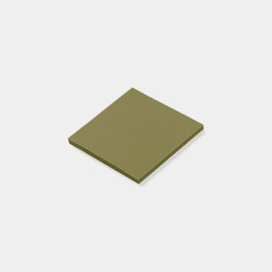 Antike Bronze (Vollfarbe) Post-it Klebezettel