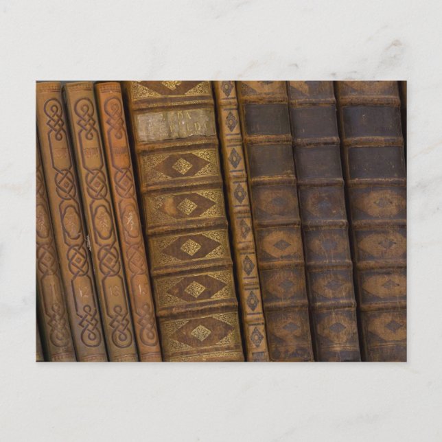 Antike Bücher Postkarte (Vorderseite)