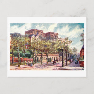 Antike Burg Nottingham Postkarte