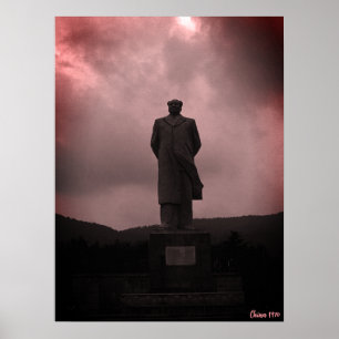 Antike Changsha Mao Tse Tung Statue Poster
