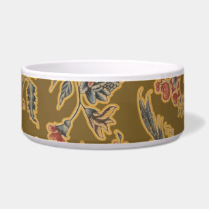 Antike Chinoiserie-Blumenbrokat 18. Jahrhundert  Napf
