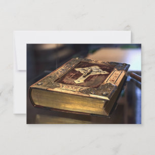 Antike Christliche Bibel Dankeskarte